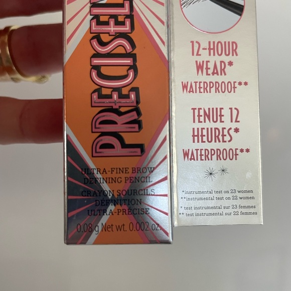 “Precisely, My Brow Pencil” by benefit Brow shaper in shade 4, Warm Deep Brown - Picture 2 of 5